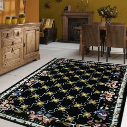 Traditional Floral Persian Area Rug 100% Wool